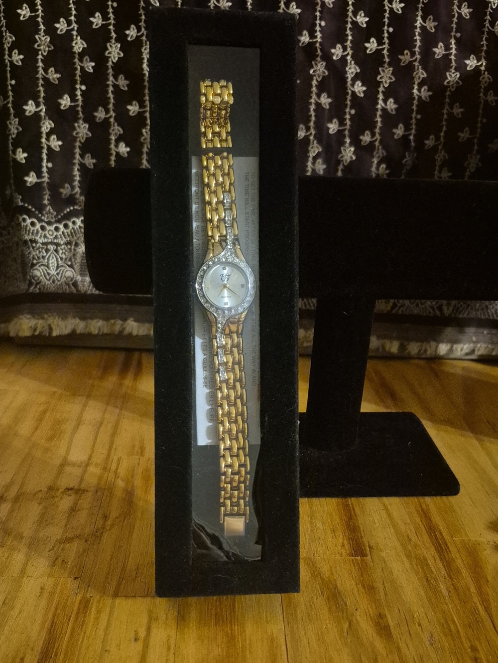 Two-Tone Gold and Silver Women's Bracelet Watch